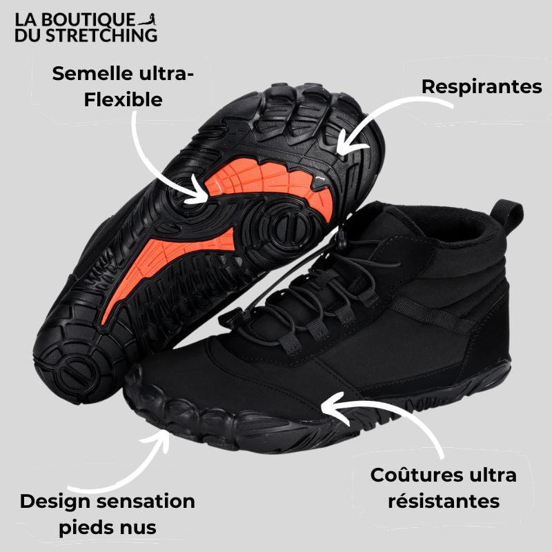 BareBoots™ - Bottes hiver sensation pieds nus universelles