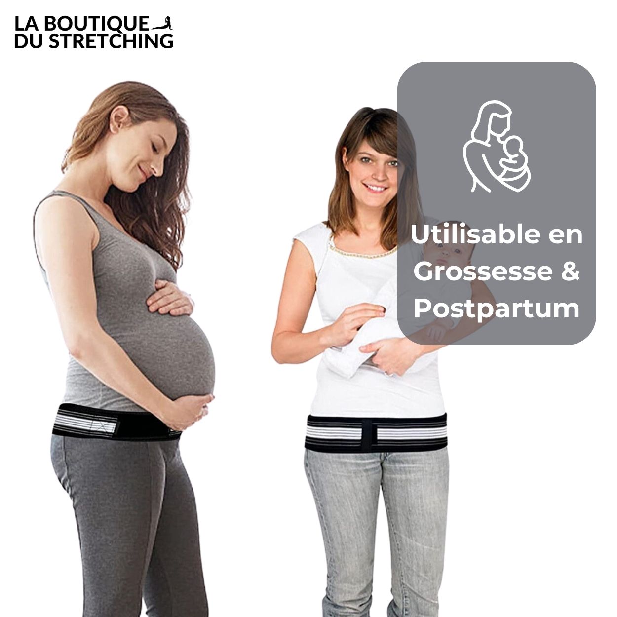 StretchyBelt™ Ceinture lombaire antidouleurs sciatique et bas du dos